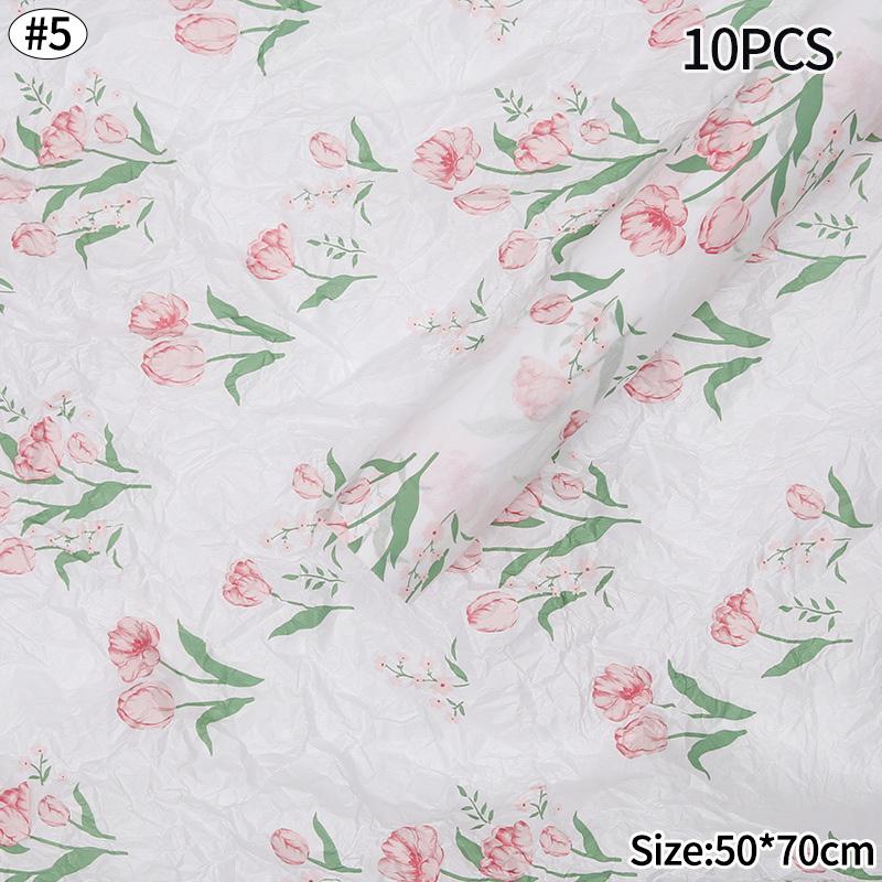 10 Stück Schleifenblumen Geschenkpapier Koreanisch Wasserdicht Floristen Strauß Verpackungspapier Für DIY Abschluss Hochzeit Geburtstag Geschenk