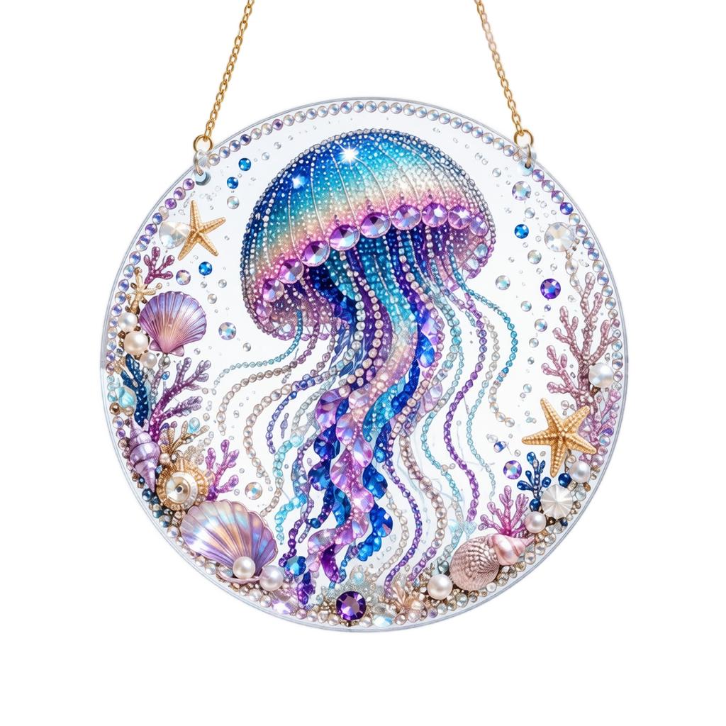 5D Acrylic Pendant Series, Decorative Hanging Ornament for Home