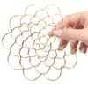 Floral Grid Organizer Reusable Flower Frog Wire Arranger Metal Wire Flower Arrangement Holder for Vase Floral Stems Bouquets