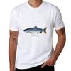 Siscowet Trout Painting Tshirt Regular Fit Plain Tee Shirt