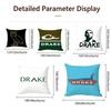 Singer - Drake Cushion Cover Cushion Cover Set 4Pcs 50X50 45X45 40X40 Pillowcase Decorative Sofa Home Decor