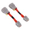 2PCS Headlight Conversion Adapter Wiring Harness Dustproof Fit for 350z 2003?2005