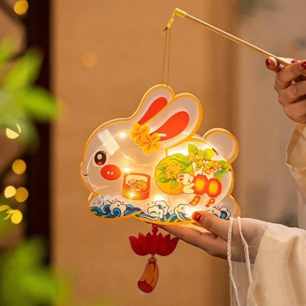 Festive Lighting Lantern DIY Material Pack Creative Paper Lantern Handheld Lantern  Children s Day Style A