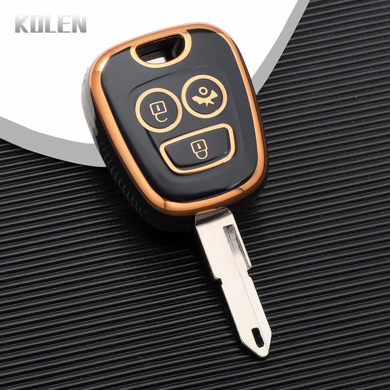 Tpu Car Key Case Cover Shell Fob For Peugeot 106 107 206 207 307 406 407 For Citron C1 C2 C3 C4 Xsara Picasso For Toyota Aygo