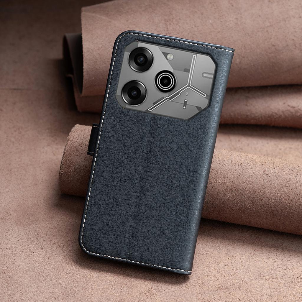 BINFEN COLOR BF17 For TECNO Pova 6 5G/Tecno Pova 6 Pro 5G Case Leather Flip Wallet Phone Cover