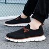 Large size summer new mesh breathable men's shoes lightweight shock absorption casual