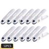 12Pcs Wäscheklammern Nicht-markierung Clip Trocknen Rack Weiß
