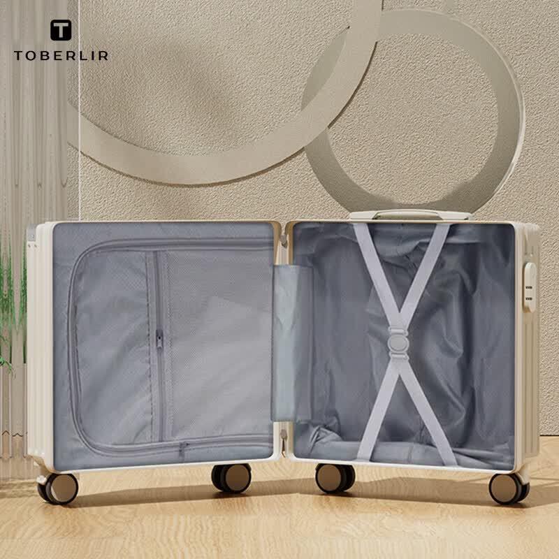TOBERLIR T0205 Wide Carry-on Luggage Suitcase