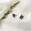 Silver Earrings with Natural Onyx (60002124)