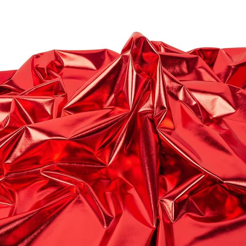 150x50cm/Stück Spandex glänzender Stoff Heißprägestoff Hochzeitsdekoration Bühnenauftritt Kleiderstoff DIY-Material