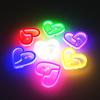 LED Window Automobile Lights for Car, Neon  Lights Car Decoration, Glowing Heart Atmosphere Lights USBwiring,interior Decoration