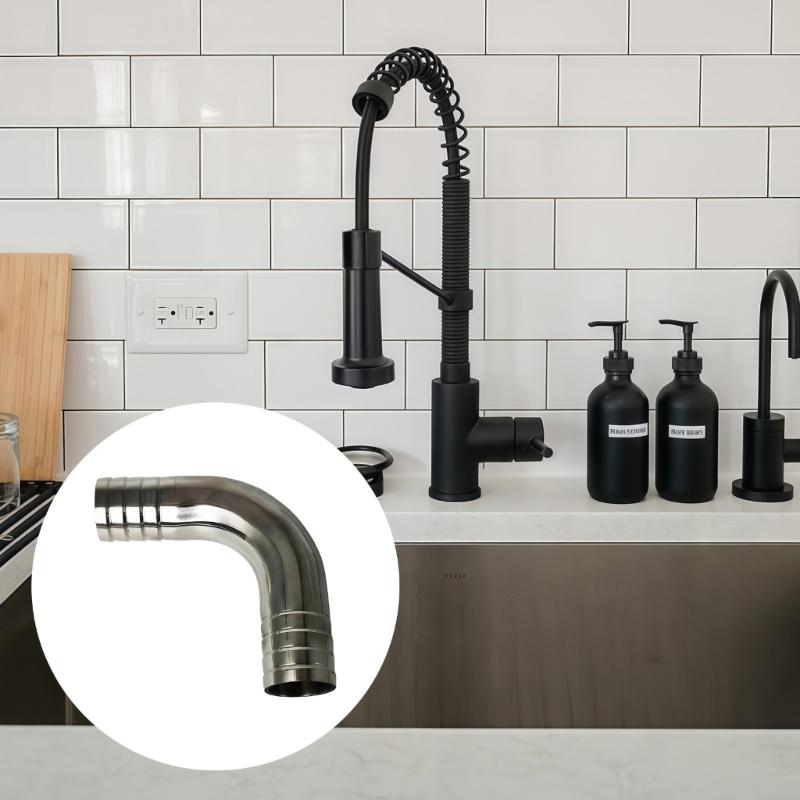 304 Stainless Steel Pipes Fitting Connector For Bathroom Sink And Bathtub Installation With High Corrosion Resistance