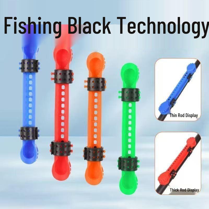 Adjustable Fishing Line Winder Clip for Rods - Quick and Easy Fishing Gear Accessory
