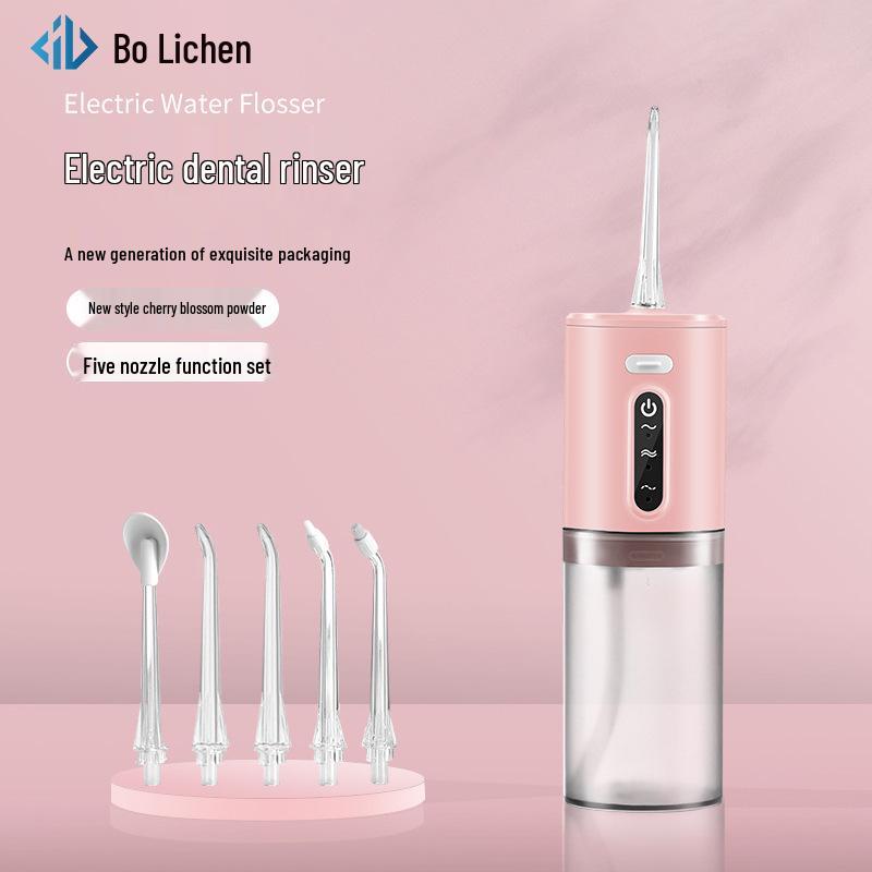 Portable Electric Water Flosser for Interdental and Orthodontic Cleaning