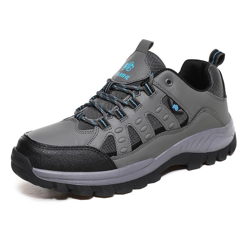 Four Seasons Low Top Outdoor Hiking Shoes Lightweight Large Size Couple Tide Shoes Korean Edition Tide Sports Casual Shoes Men and Women