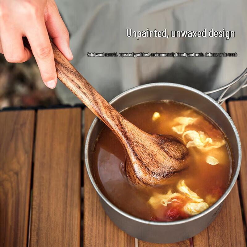 Pelliot Outdoor Solid Wood Cookware Utensils