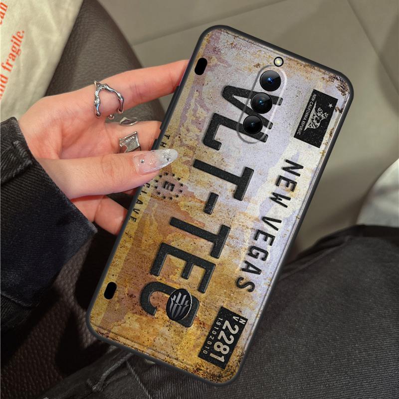Retro License Plate Number Case For ZTE Nubia RedMagic 11 9 8 10 Pro Plus 8S 9S 10S Pro 5G 5S 6 7 6S 7S Pro 10 Air Cover