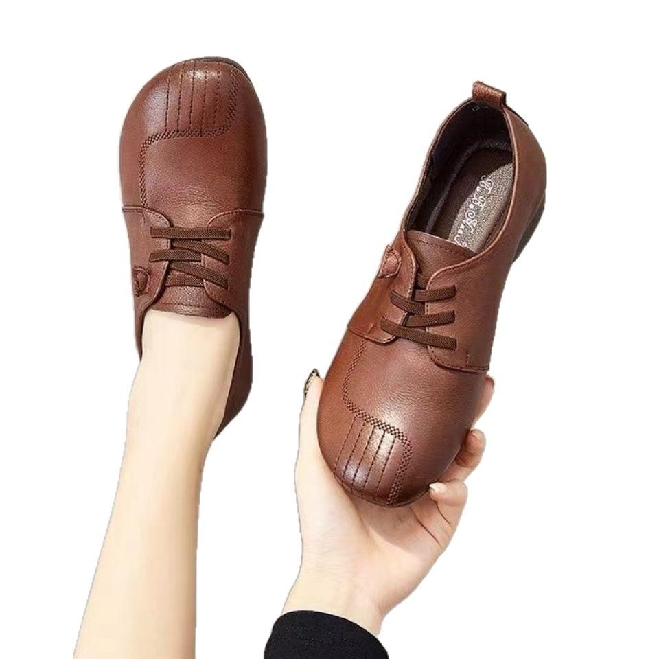 Shoes Women's 2025 New Summer Comfortable and Versatile Casual Mother Shoes Soft Sole Soft Surface Non-slip Fashionable Foreign Trade Shoes