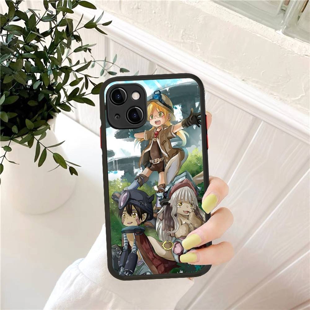 Made in Abyss Anime Phone Case for iPhone 14 11 12 13 Mini Pro Max 8 7 Plus X XR XS MAX Translucent Matte Cover
