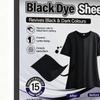 15 Pieces Black Clothes Dye Clothing Restorer Laundry Black Sheets For Fabric Care Garment Restoration Washing Clothes Washer