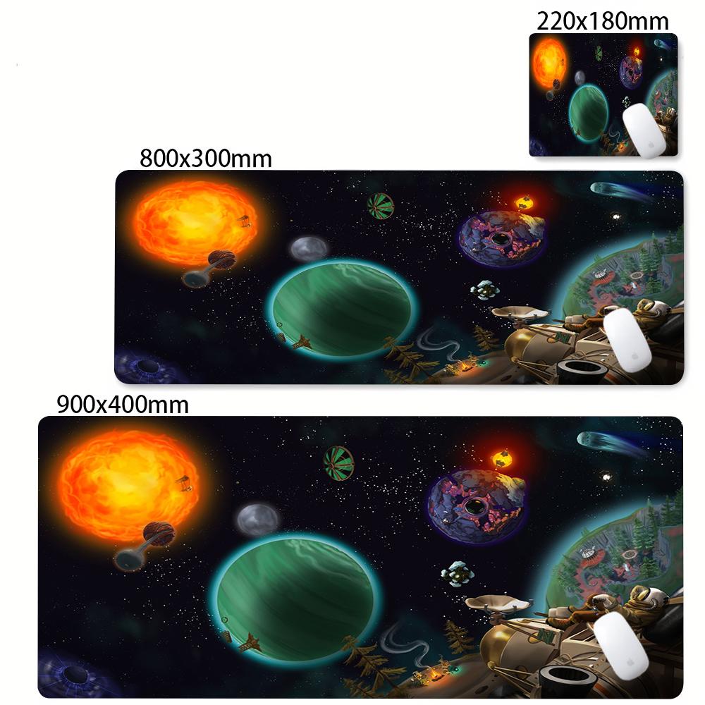 Anime Keyboard Pad Outer Wilds Mouse Pad PC Laptop Anti-slip Rubber Desk Mat Computer Gaming Accessories Mousepad XXL Carpet