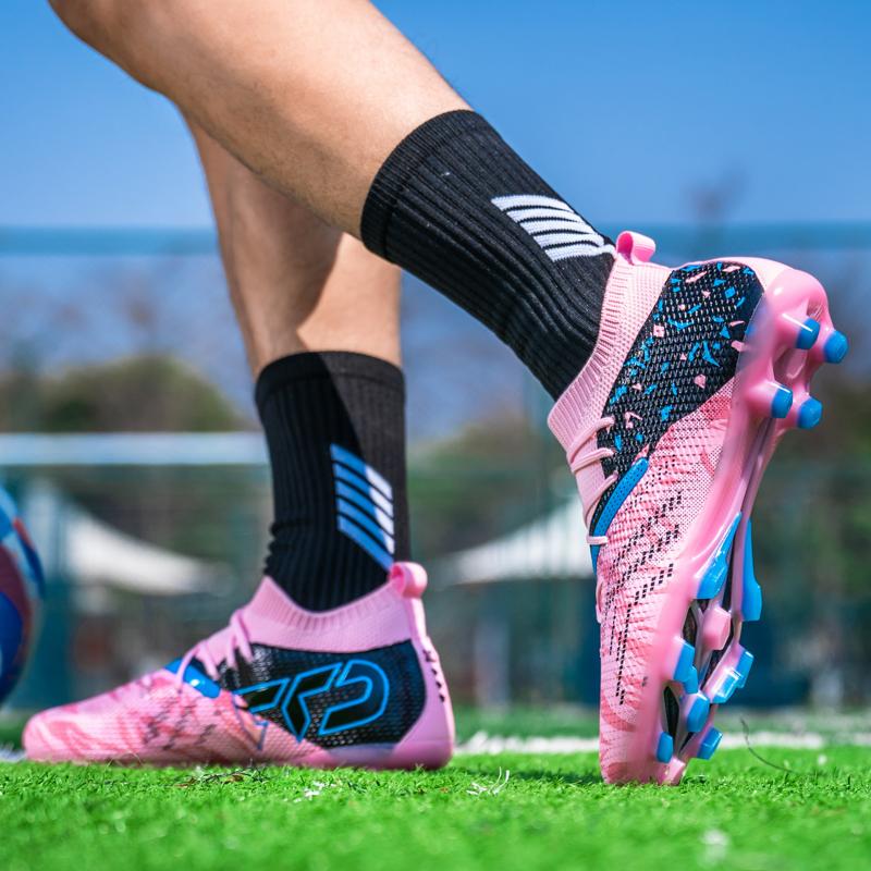 Professionelle Herren Fußballschuhe Stollen Bequeme Fußballschuhe Sportbekleidung Sneaker Sport Junge Widerstandsfähige Outdoor Fußballschuhe