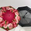 1PC Floral Wreath Umbrella-8-Rib Reinforced, Automatic Open, Lightweight & Durable, Cute Fashion Accessory for Outdoor-T164