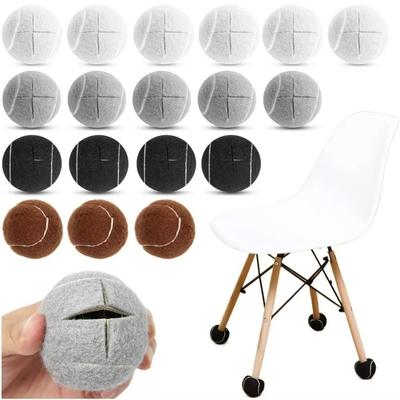 4Pcs Tennis Shape Chair Table Leg Covers Anti-noise Protective Sleeve Furniture Leg Cover Wear Resistant Dining Table Socks
