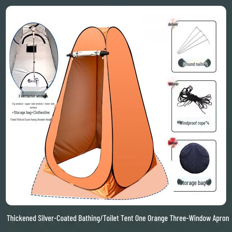 Tragbares Camping-Dusch- und Toilettenzelt - Outdoor-Privatsphäre-Unterstand
