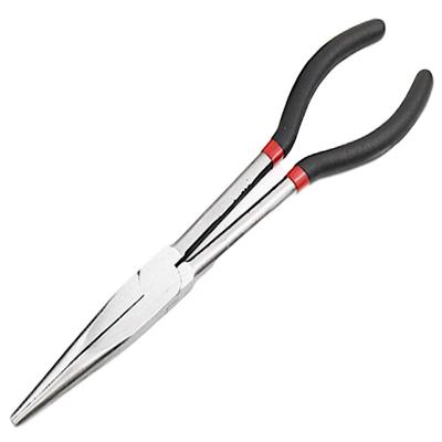 TKY Long Nose for Wiring Pliers, Tapered, Crafts, Maintenance, Work, Assembly, (Straight)