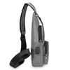 New Men'S Portable Usb Smart Chest Bag Crossbody Bag Canvas Lightweight Casual Men'S Bag