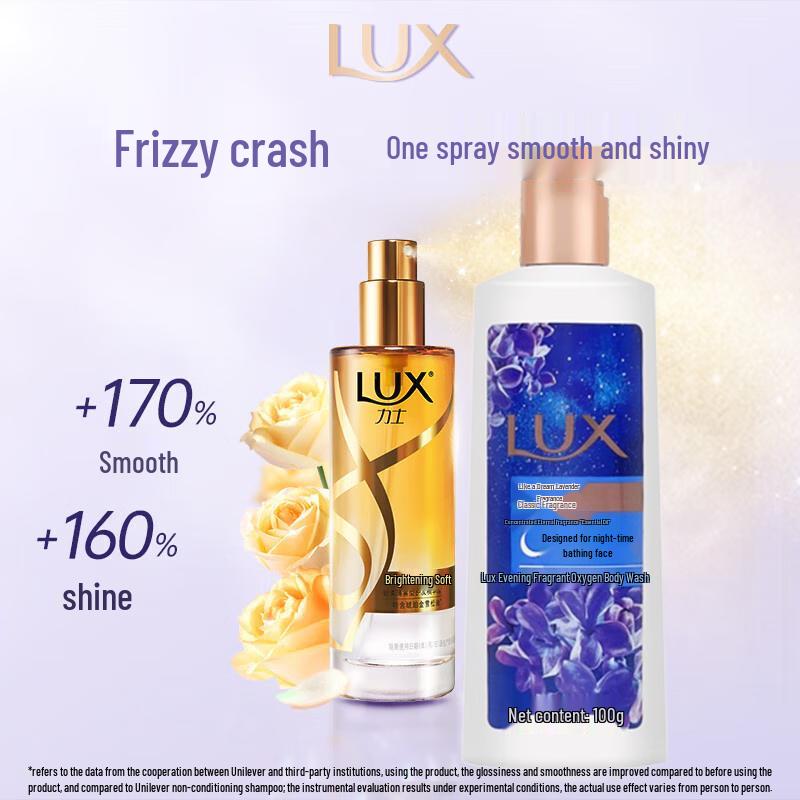 

LUX Hair Essence Oil & Shower Gel Travel Set