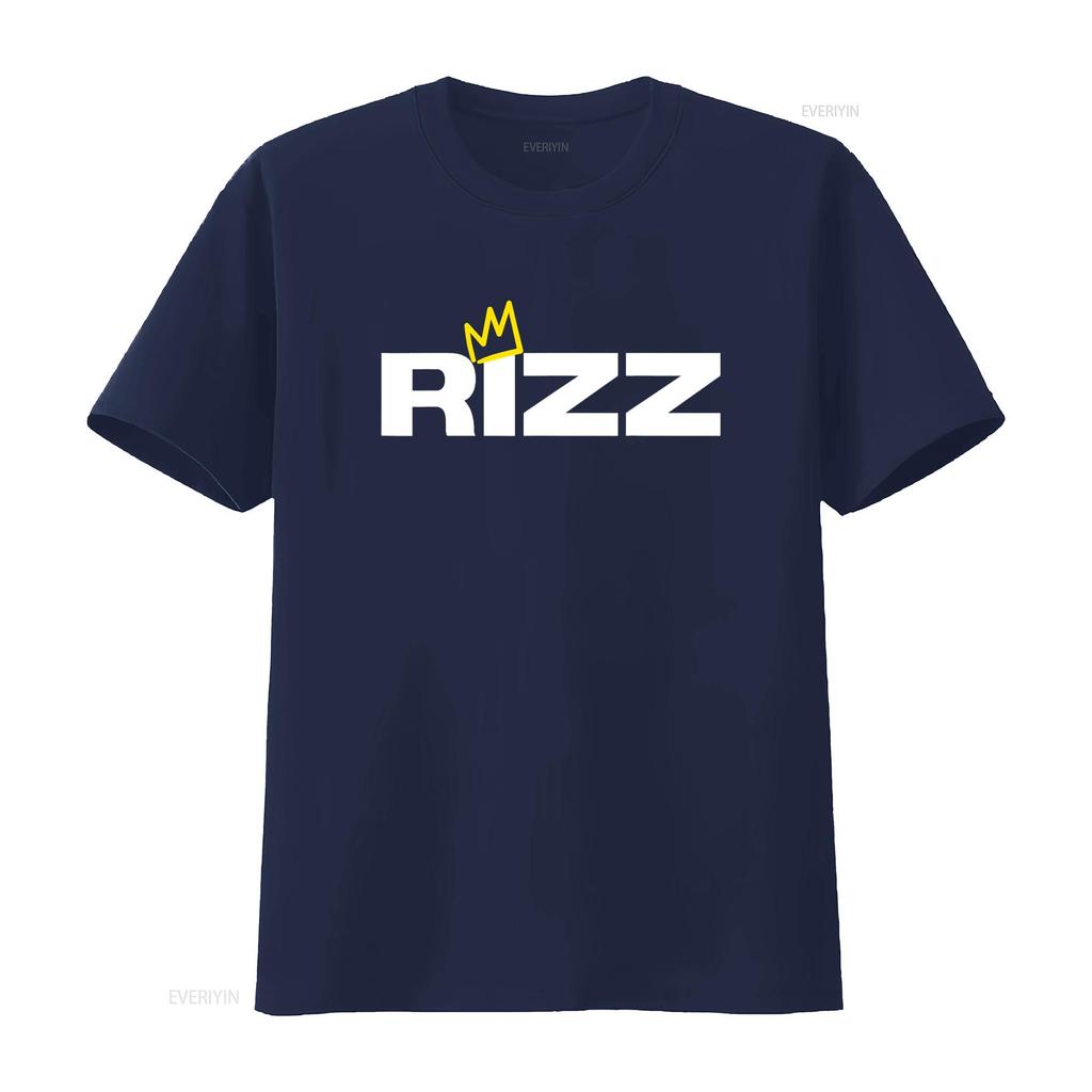 Rizz King or Queen T Shirt Vintage Washed Designer Clothes Breathable Graphic Stretched Fashion Versatile Casual Comfortable