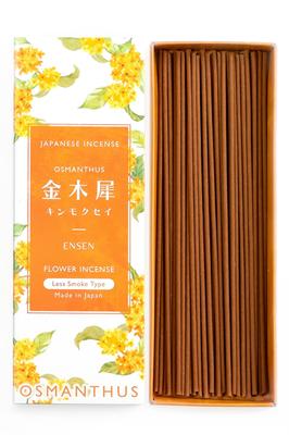El aroma del incienso de Osmanthus bajo sándalo hecho en aproximadamente 60 inciensos de vainilla ENSEN [Buscando osmanthus] varillas, humo, aroma, Japón, varillas,
