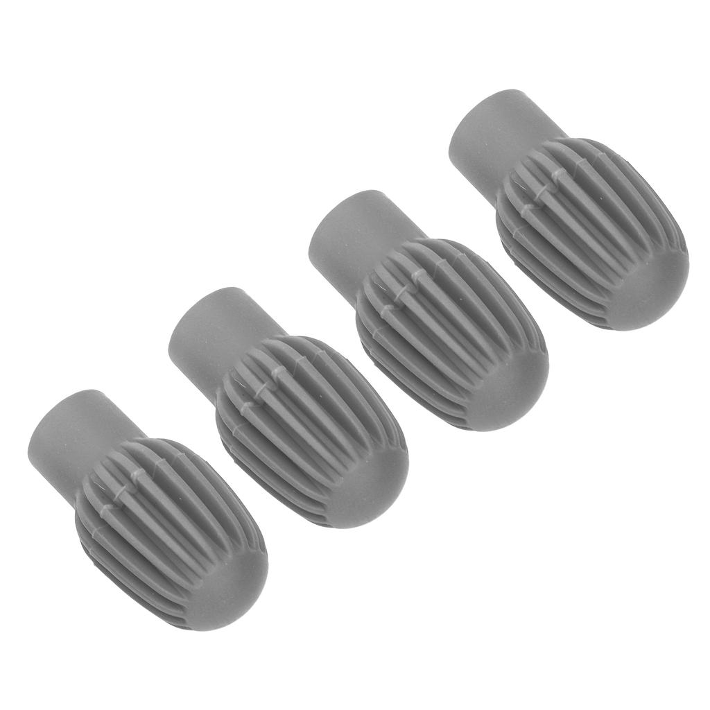 4Pcs Silikon Drumstick Tipps Stille Praxis Trommel Stumm Dämpfer Percussion Zubehör Grau