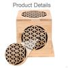 Burner Collectible Holder Bamboo Ornament for Tabletop Centerpiece Tea Room Meditation