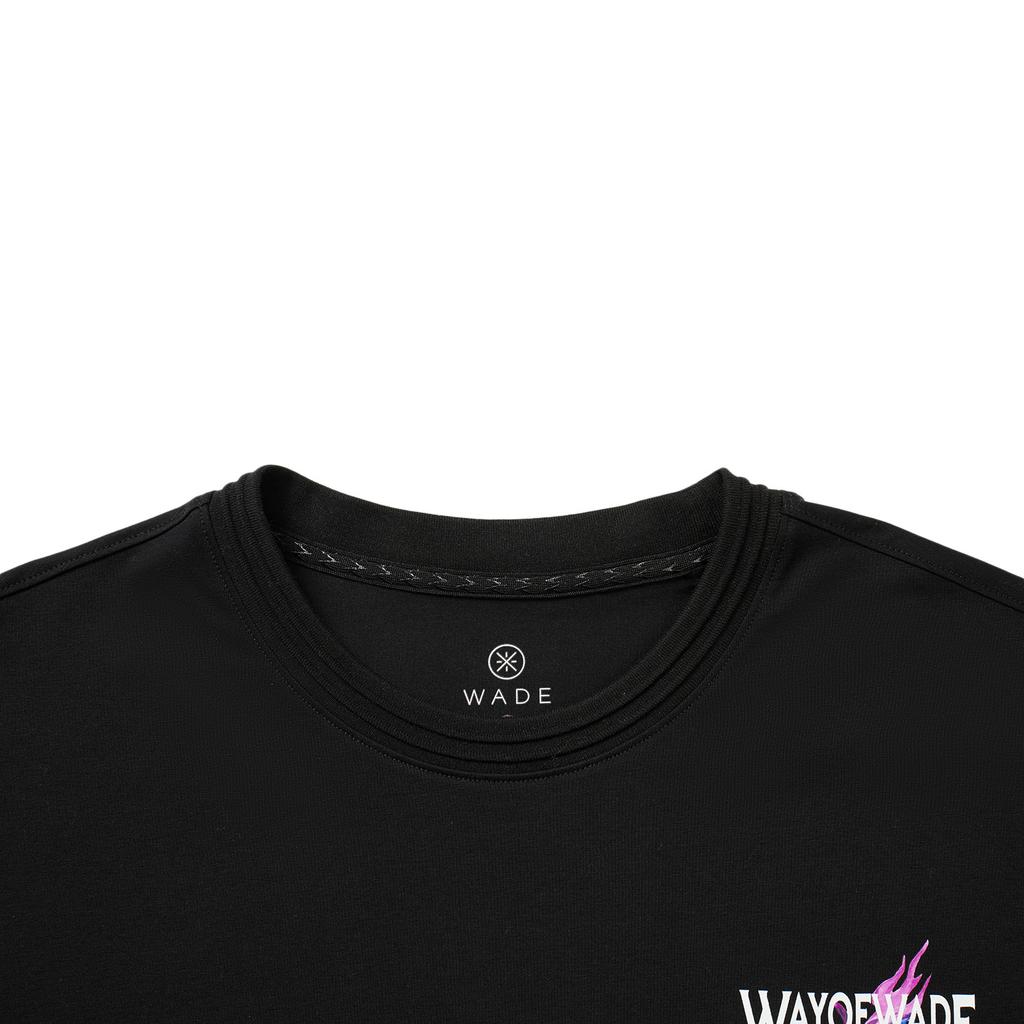 Li-Ning Wade Series Ice Feel Comfortable Washable Loose Round Neck T-Shirt Men tops AHSW139-2