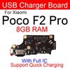 USB Chargng Dock Port Connector Board Flex Cable With Microphone For Xiaomi Mi Poco F1 F2 Pro Poco X3 X2 C3 Mi Play Repair Parts