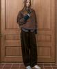 HAINT [Fleece-Lined] Mika Balloon Corduroy Pants_Brown