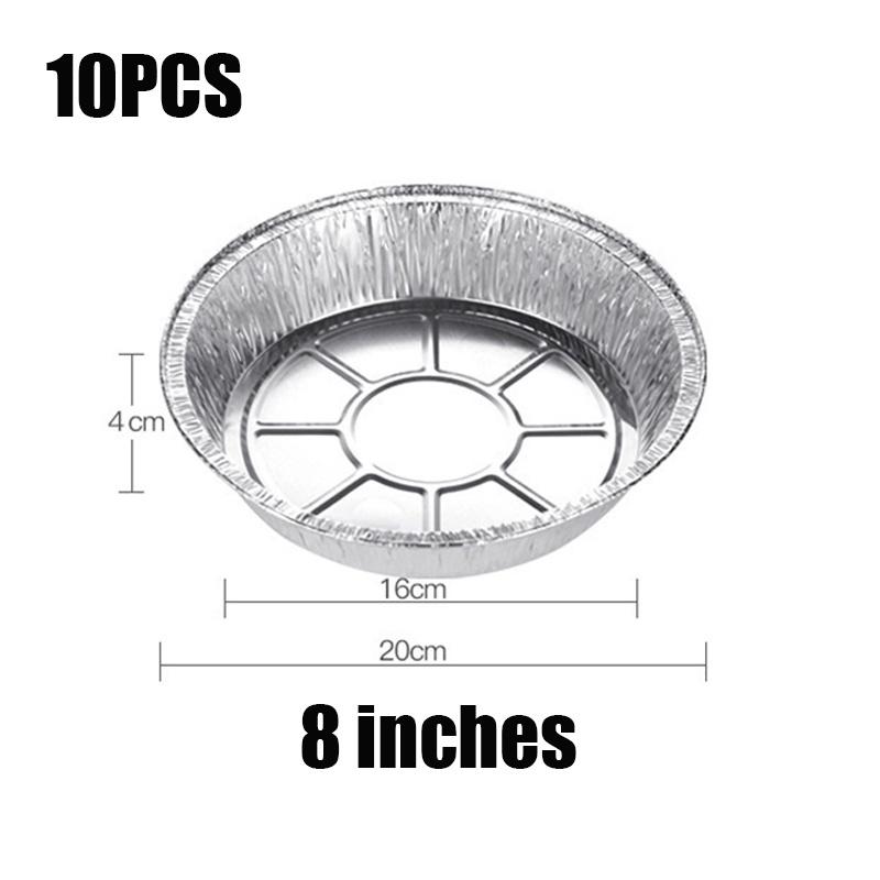 Air Fryer Disposable Paper Microwave Oil Foil Tin Steamer Mat Aluminum Food Tray Container Non-stick Baking Tin Foil Plate