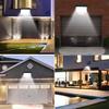 COB LED Solar Light Outdoor PIR Motion Sensor Solar With Remote Control IP65 Waterproof 3 Modes Wall Emergency Street Light