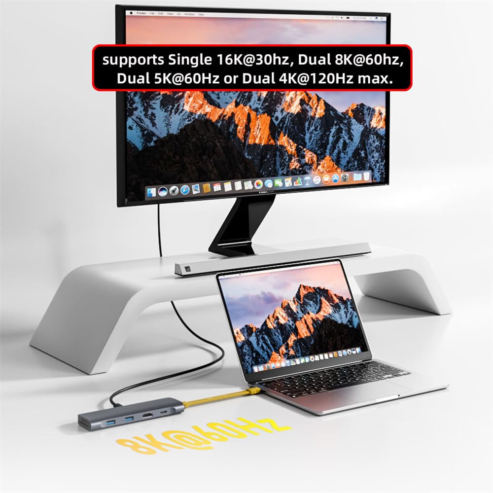 Xiwai 80Gbps Short to USB Flat FPC with Strap Cap USB Thunderbolt 13cm USB-C 5.0 Cable, Slim, 240W, 16K@30Hz, 8K@60Hz, 5K, Strap, Chain, Cover, 4.0,