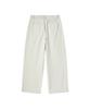 BEYOND CLOSET [Collection Line] Structured Cotton Curved Pants Cream