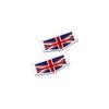 Metal Sticker France Italy Germany National Flag Emblem Car Rear Trunk Badge Side Decal For Toyota Honda Subaru Lexus Peugeot MM35
