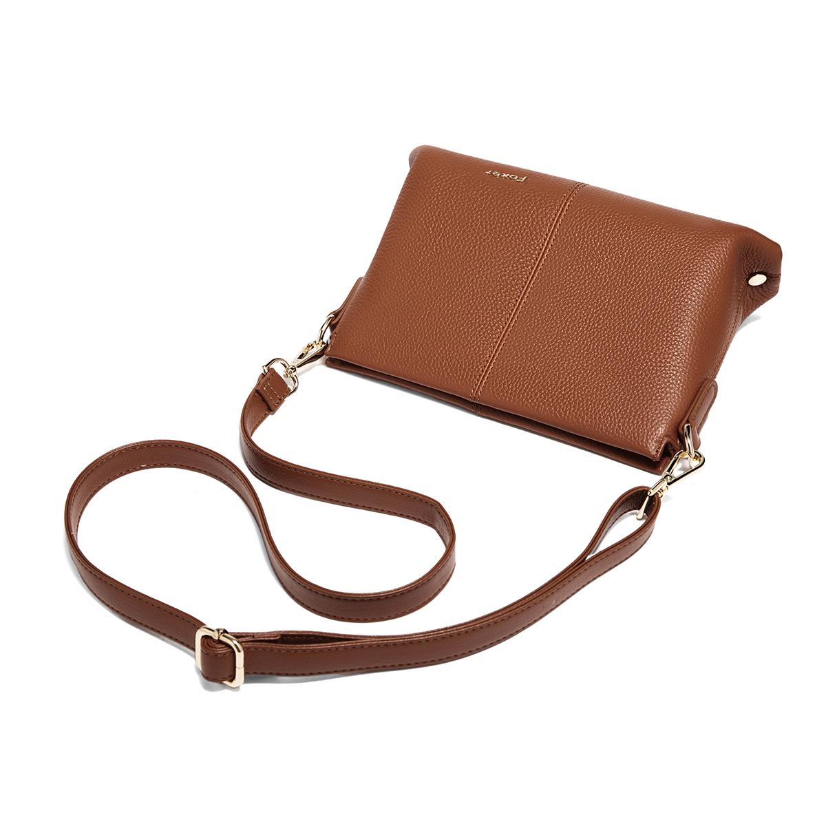 

FOXER Lady s Shoulder Bag Cowhide Leather 2026 New Cross Body Bag Commute Work Handbag Casual Cellphone Purse