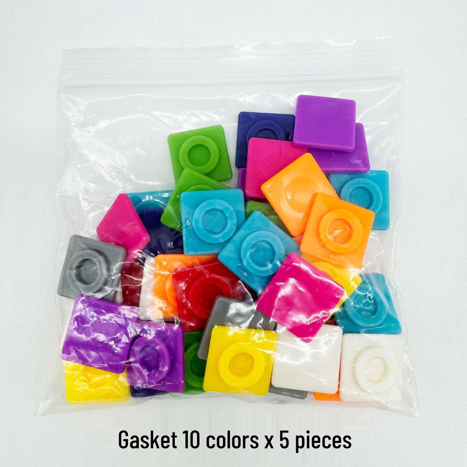 Magic Cube Upgrade: 100-Piece Building Blocks Set with Question Cards - Ideal for Kindergarten Teaching Aids & Square Toys.