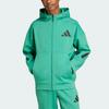adidas Z.N.E. True Healing Series FW24 Black Label Water-Resistant Sports Casual Hooded Jacket Men Jacket Green JD6441