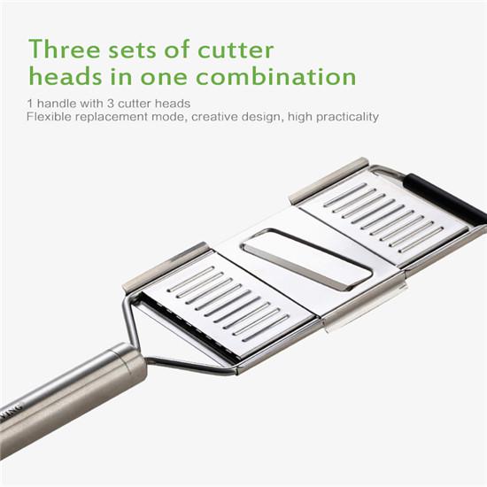 Multifunction Vegetable Slicer Stainless Steel Grater Cutter Shredders Carrot Grater Kitchen Accessories 3-In-1