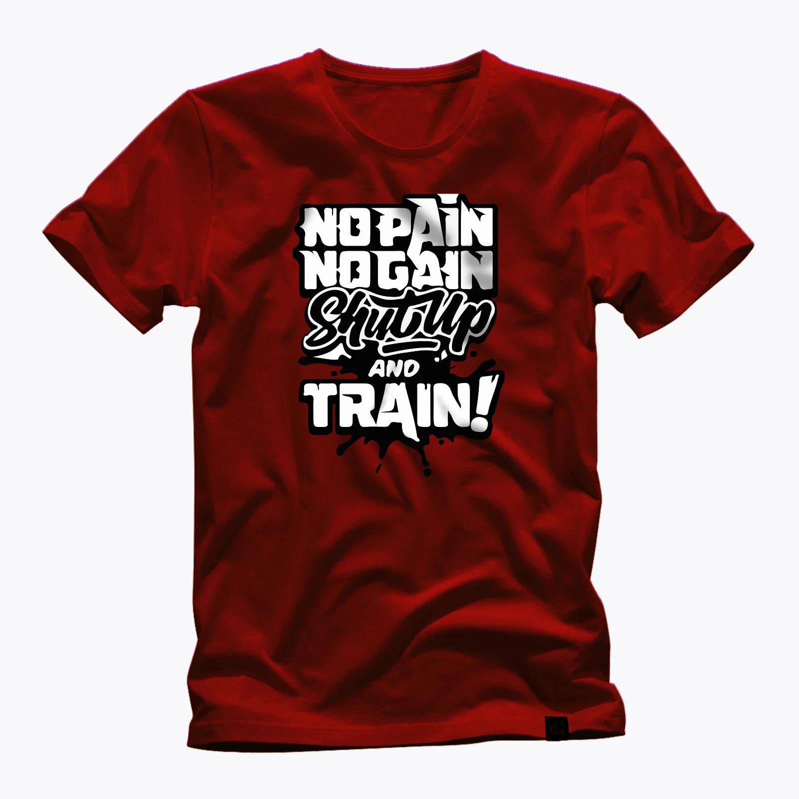 no pain no gain trainning fitness trendy awesome GRAPHIC T SHIRT XL