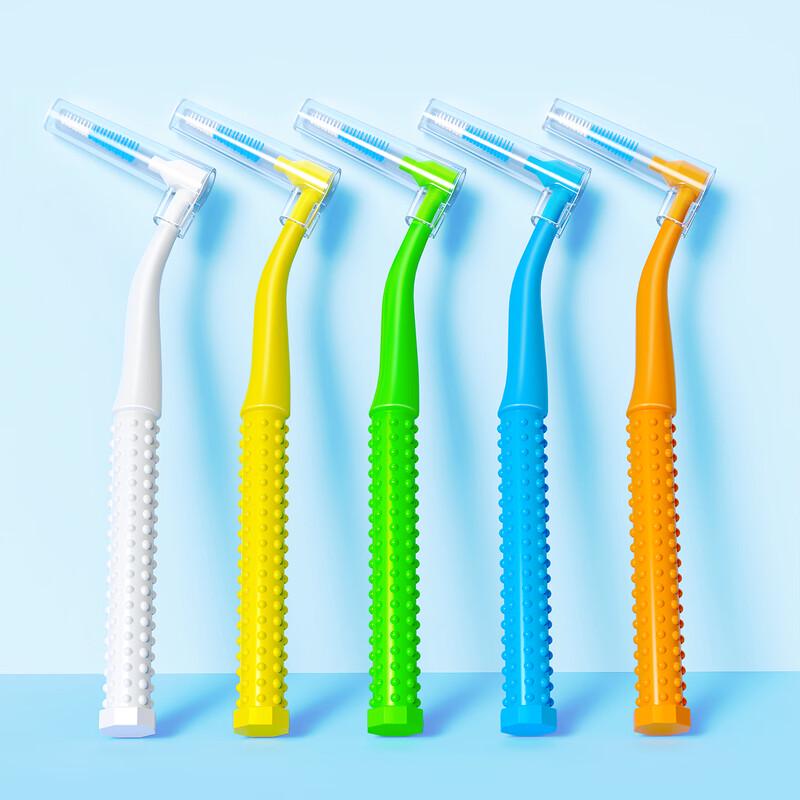 Deer Mum Classic L-Shaped Interdental Brush - 40 Count